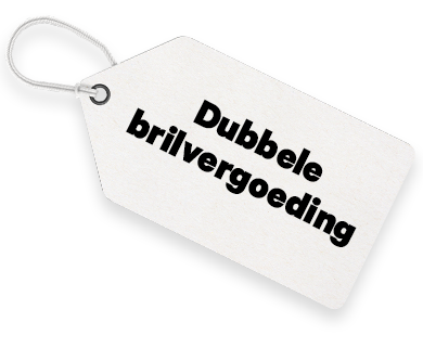 Dubbele brilvergoeding